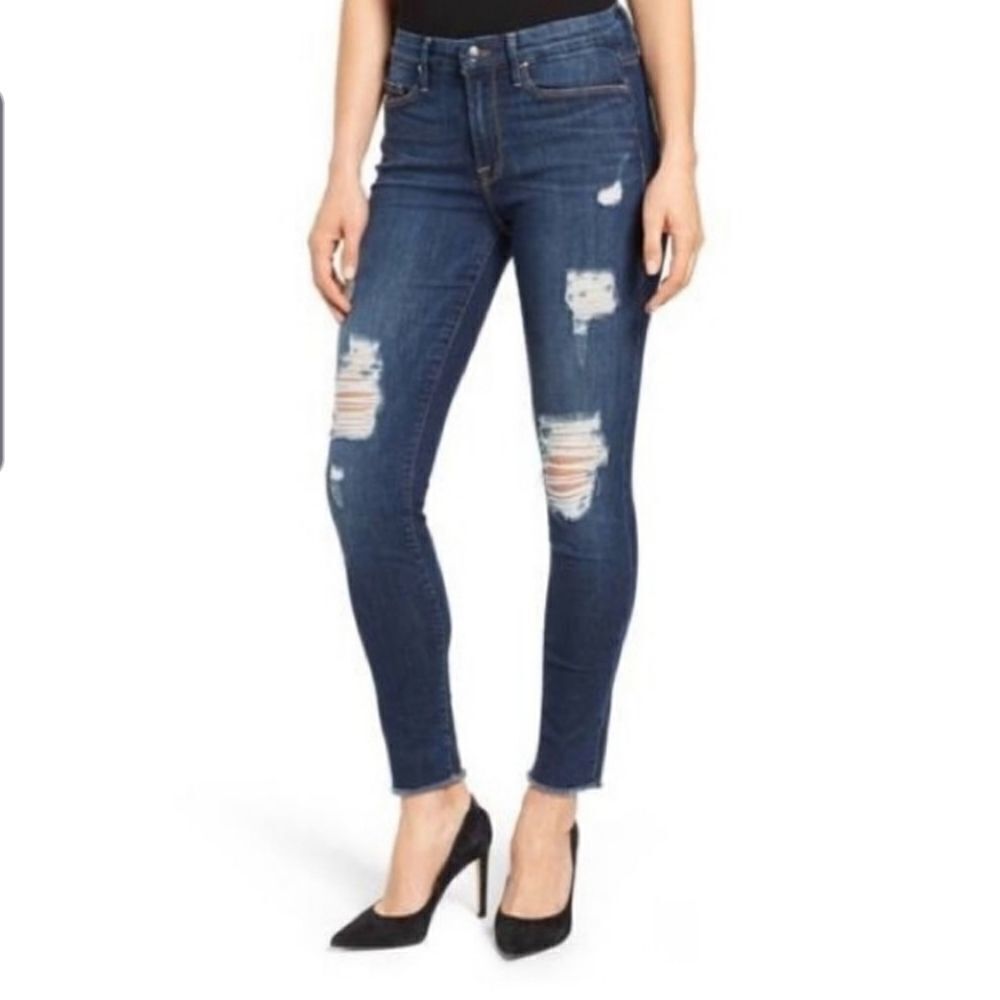 Good American jeans good legs skinny distressed je